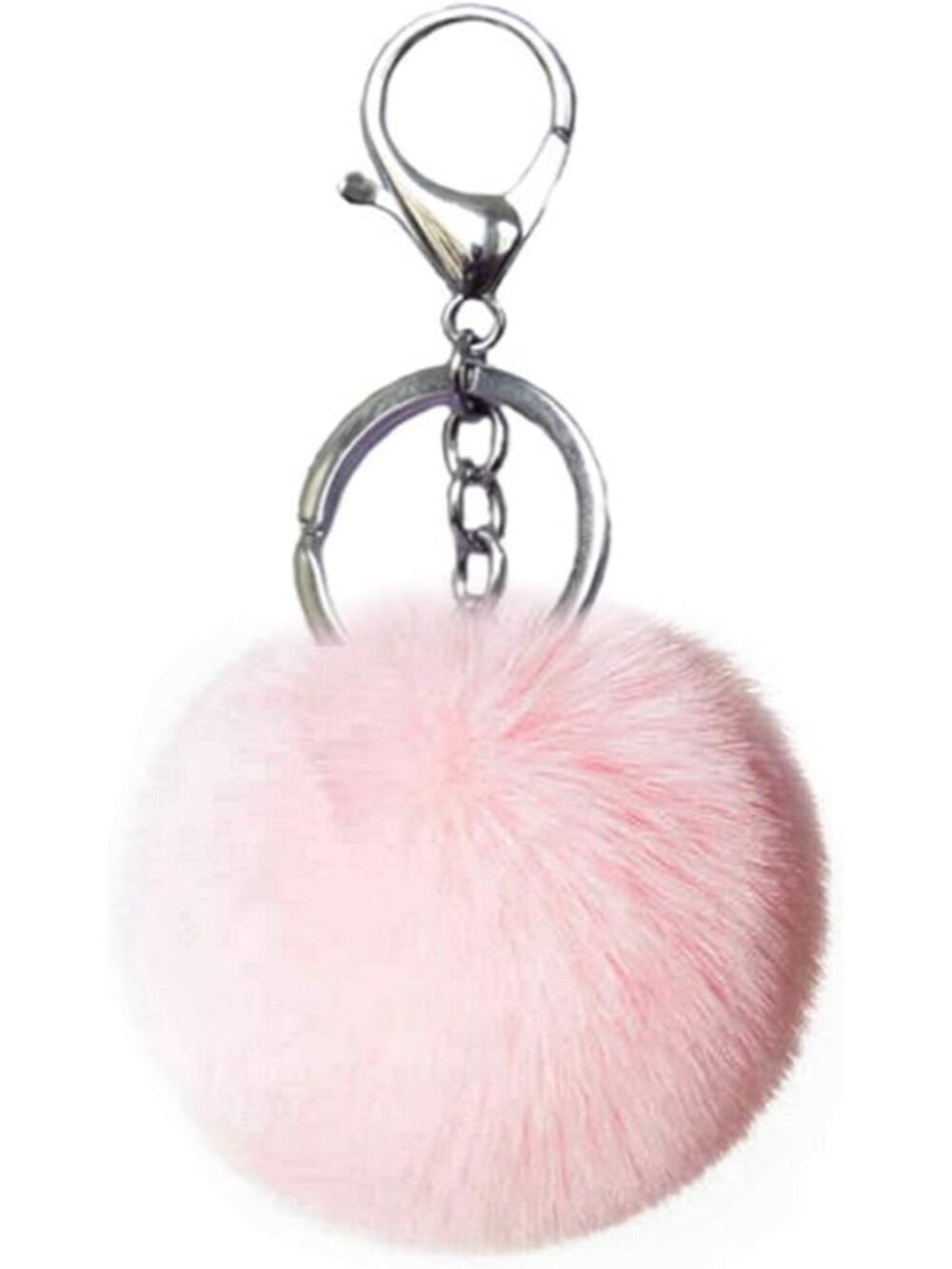 Pom Pom Keychain Artificial Fur Ball Keychains Tote Pendant
